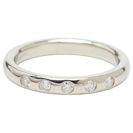 Tiffany & Co. Platinum Diamond Band Ring