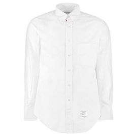 Thom Browne Camicia Oxford Classica con Rifiniture RWB Nascoste