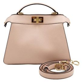 Fendi Borsa tote Peekaboo See You in pelle di vitello piccola