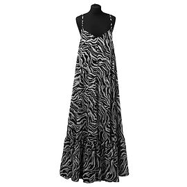 Rotate Birger Christensen x Reina Olga Maxikleid Zebra Print