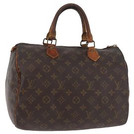 LOUIS VUITTON Borsa a Mano Monogram Speedy 30 M41526 LV Auth bs34666