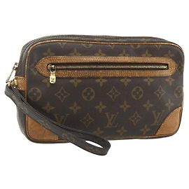 LOUIS VUITTON Clutch Marly Dragonne GM Monogram M51825 LV Auth ka4071