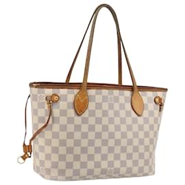 LOUIS VUITTON Borsa Tote Neverfull PM Damier Azur N41362 LV Auth 176975