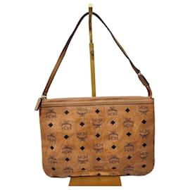 Borsa a Spalla Pochette Visetos MCM Marrone