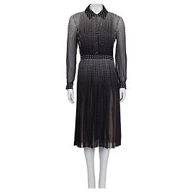 Vestido ajustado de seda negra Gucci 2024 NWT - IT40/S de segunda mano