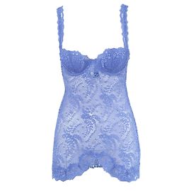 La Perla Blaue Spitzen-Nachtkleid
