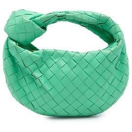 Bottega Veneta Mini Jodie Intrecciato in Nappa Verde