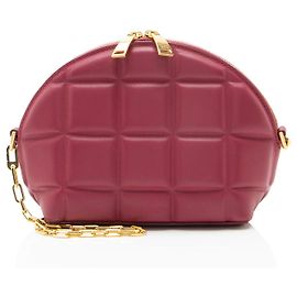 Bottega Veneta Mini Crossbody Mezza Luna in Pelle Imbottita