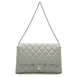 Bolsa de corrente em couro Matelassé Coco Mark da Chanel