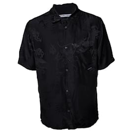 Autre Marque Alexander Wang, Camicia a maniche corte con stampa di drago