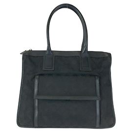 Borsa tote in tela GG in pelle Gucci