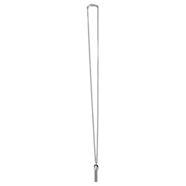 Alexander McQueen, Totenkopf-Tassel-Halskette in Silber - Alexander Mcqueen