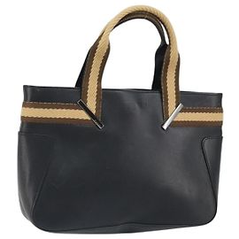Gucci Vintage Web Tote Leather