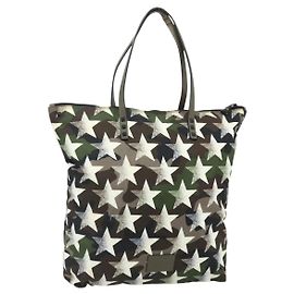 Borsa Tote Valentino in nylon khaki Auth bs35007A