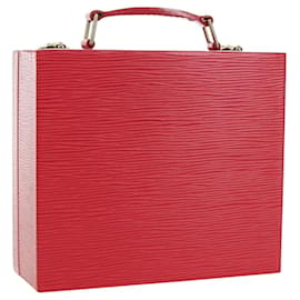 SCATOLA PER GIOIELLI LOUIS VUITTON Epi Boite Bijou SPO Rossa LV Auth 178615SV