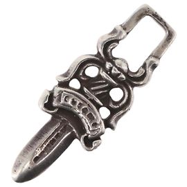 Pendente Charm Daga Chrome Hearts Top Ag925 Argento Auth 178999M