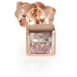 Orecchino in Diamante Rosa Fancy in Oro Rosa 14K (0,16 CT Rosa/I1) - Autre Marque