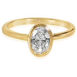 Autre Marque 1 ctw Ring aus gelbem Gold mit lab-grown Diamant