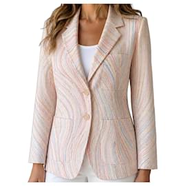 Chaqueta Paul Smith Línea Pink Algodón Bordada Multicolor