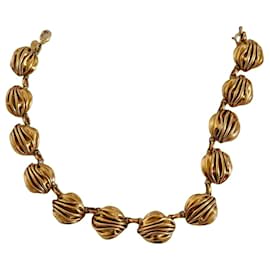 Autre Marque Halskette Serge Breton Crumpled Mechanical Collection Gold