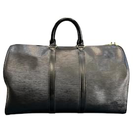 Borsa da viaggio Keepall 45 in pelle Epi nera Louis Vuitton 1997