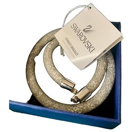 Collana Swarovski Stardust Double Tour Argento