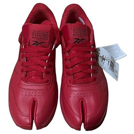 Maison Martin Margiela Maison Margiela x Reebok Sneakers Tabi Classic Leather Rosse