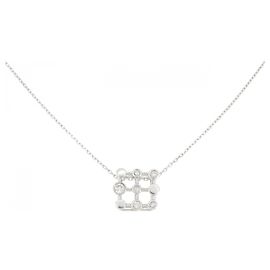 Autre Marque Collana in diamante in oro bianco Au750