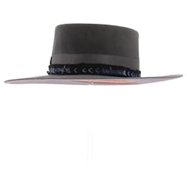 Autre Marque Cappello grigio in feltro