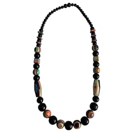 Collana Sobral con perle multicolore e nere - Autre Marque