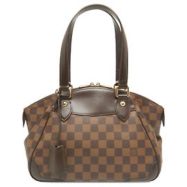 Louis Vuitton Marrone Damier Ebene Verona PM