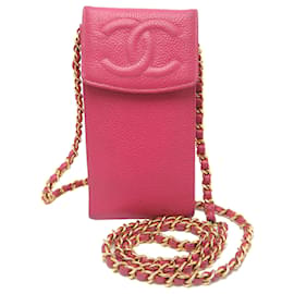 Borsa a spalla rosa Chanel