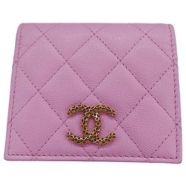 Chanel Bi-Fold Wallet in Grained Calfskin