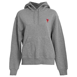Sudadera Ami Paris Ami De Coeur en Algodón Gris
