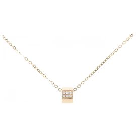 Autre Marque Collana in oro rosa Au750 con zirconia cubica