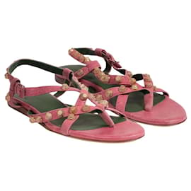 Balenciaga Arena Leder-Sandalen