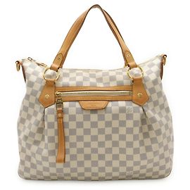 Borsa Tote Louis Vuitton Damier Azur Evora MM