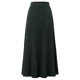 Falda midi plisada Weekend Max Mara verde oscuro
