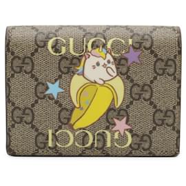 Gucci GG Supreme Kompakt Bi-Fold Geldbörse
