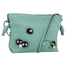 LOEWE - Borsa Clutch Flamenco Ghibli Spirited Away Susuwatari Auth 167255SM