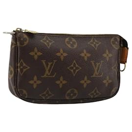 LOUIS VUITTON Mini Pochette Accessoires Monogram Pouch M58009 LV Auth bs34518