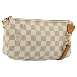 LOUIS VUITTON Pochette Accessori Damier Azur N41207 LV Auth 177734A - Louis Vuitton