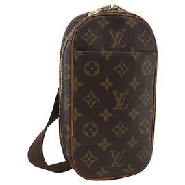 LOUIS VUITTON Pochette Gange Monogram Borsa a Spalla M51870 LV Auth ka4198A