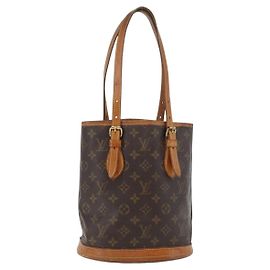 LOUIS VUITTON Borsa a Spalla Monogram Bucket PM M42238 LV Auth ka4204