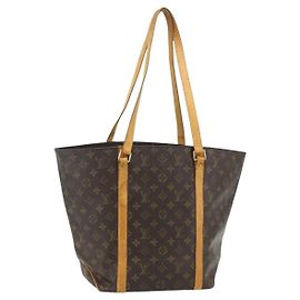 LOUIS VUITTON Monogram Sac Shopping Tote Bag M51108 LV Auth 178660