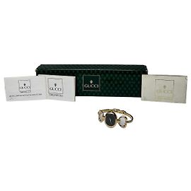 Damenarmbanduhr Vintage Gucci in Goldton Modell 1600
