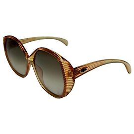 Vintage Dior Schmetterling Übergroße Sonnenbrille Modell 2061 Amber
