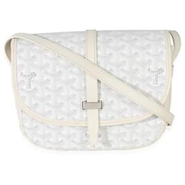 Goyard Tela Goyardine Bianca Belvedere II PM