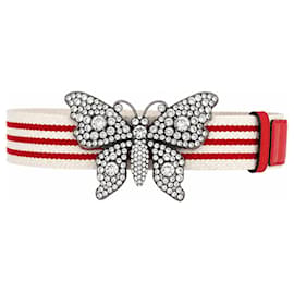 Gucci Resort 2018 Butterfly Web Gürtel