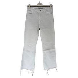 J Brand Vaqueros Blancos Cropped